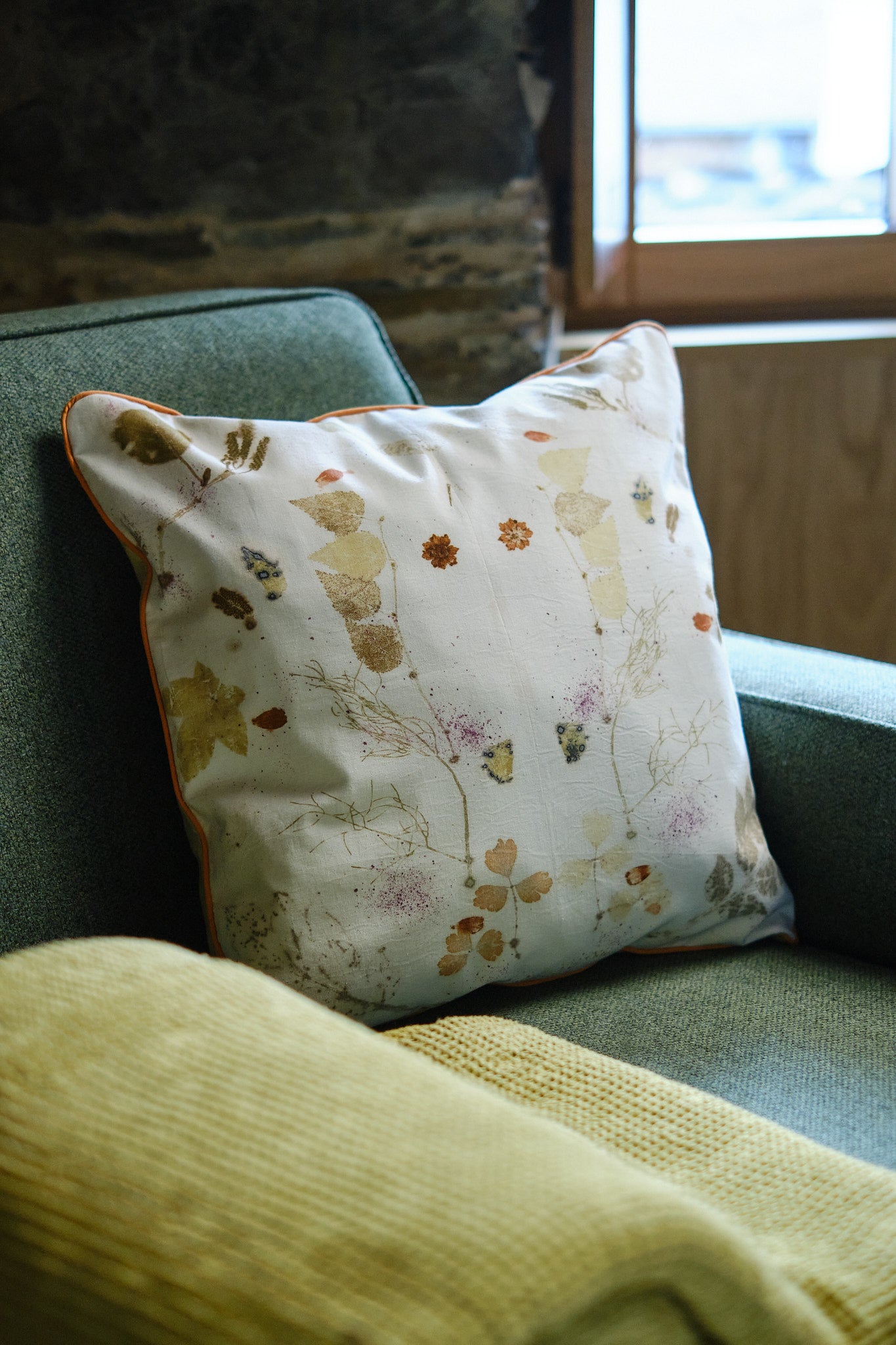 Cushion Covers Flowers & Bone