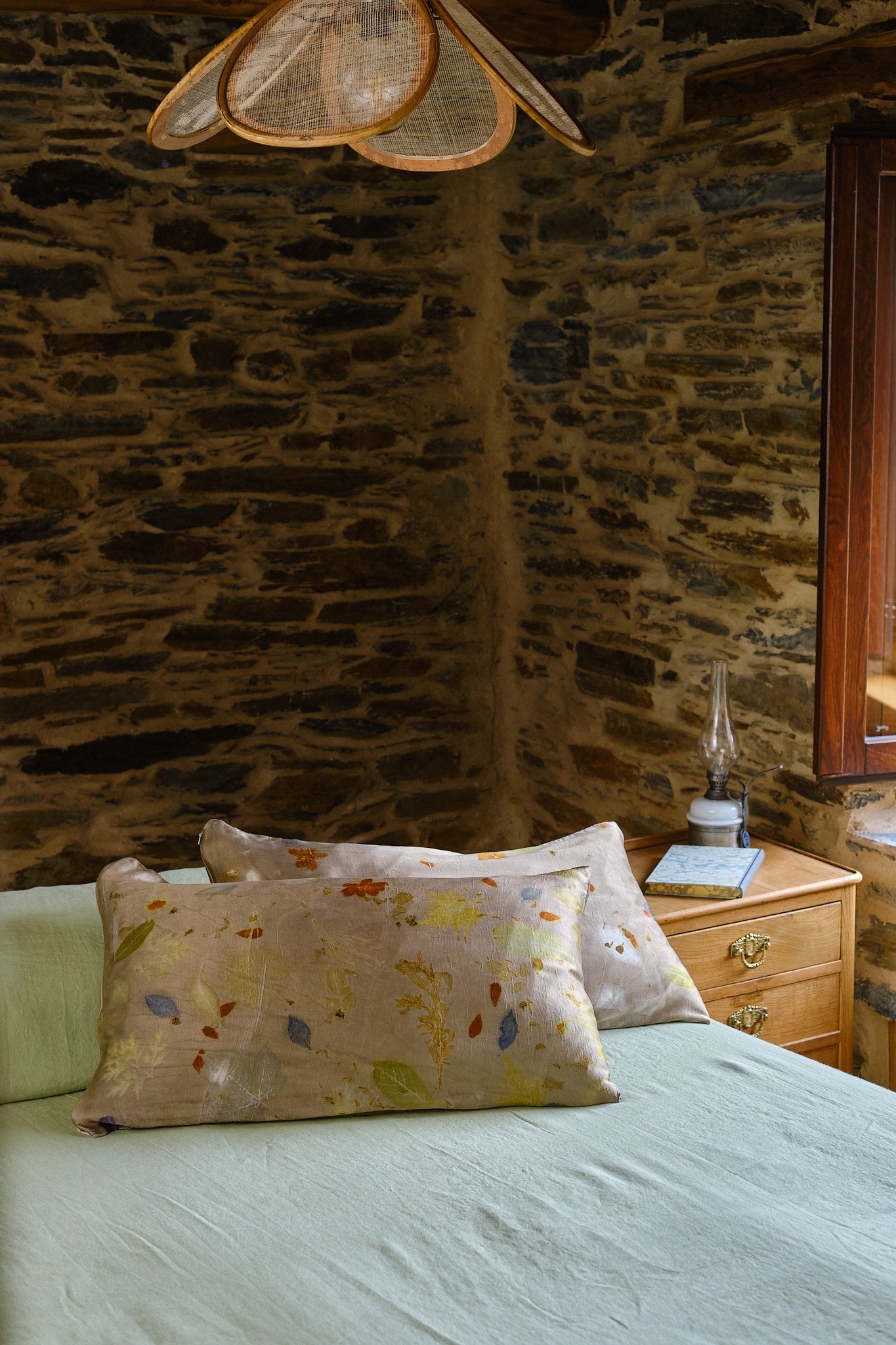 Silk Pillowcase Night Garden