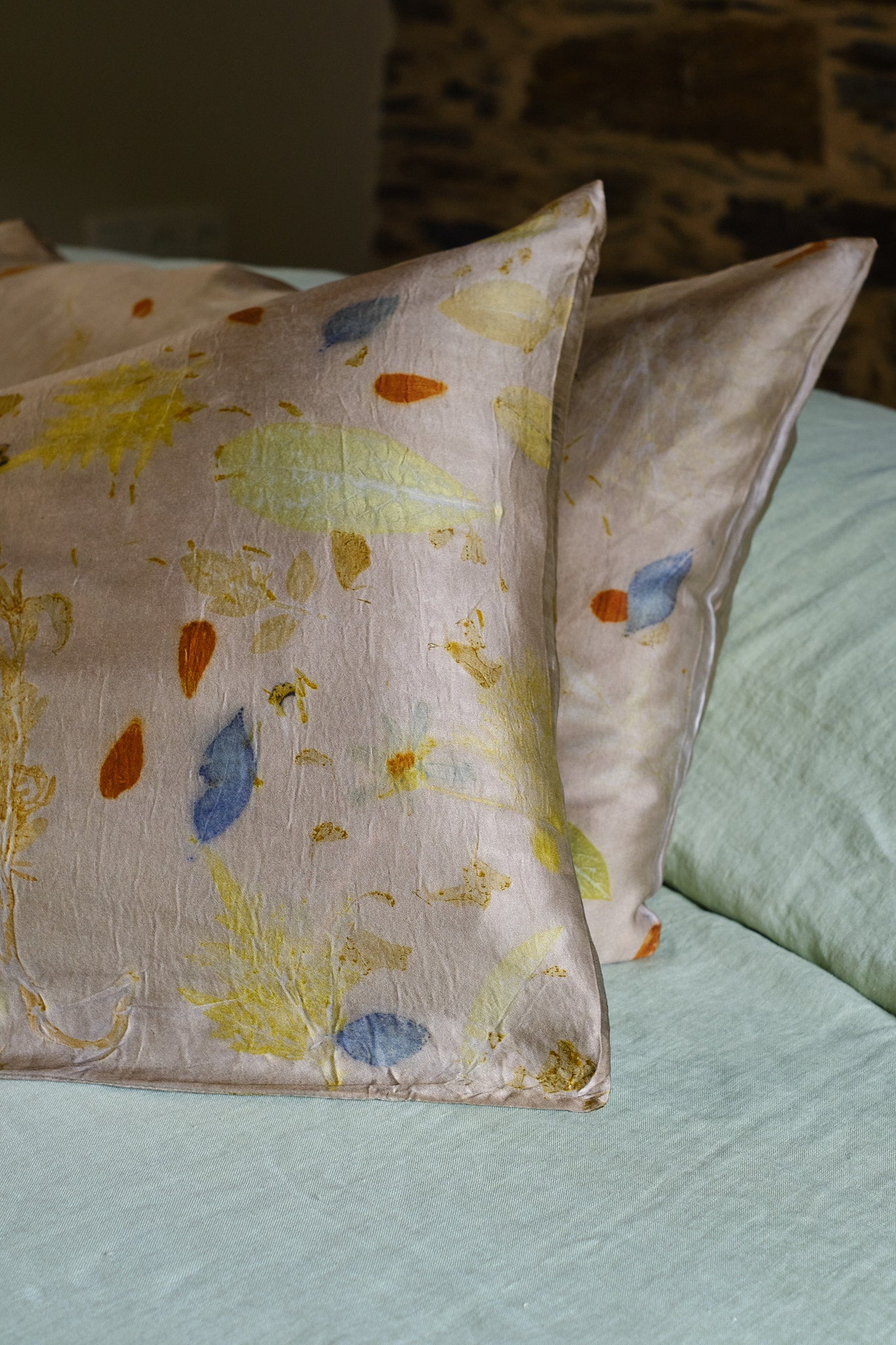 Silk Pillowcase Night Garden