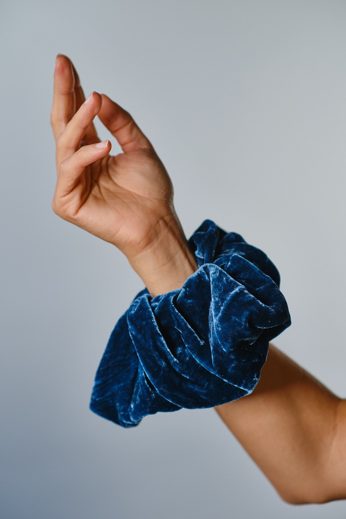 Velvet Scrunchie Logwood-XL