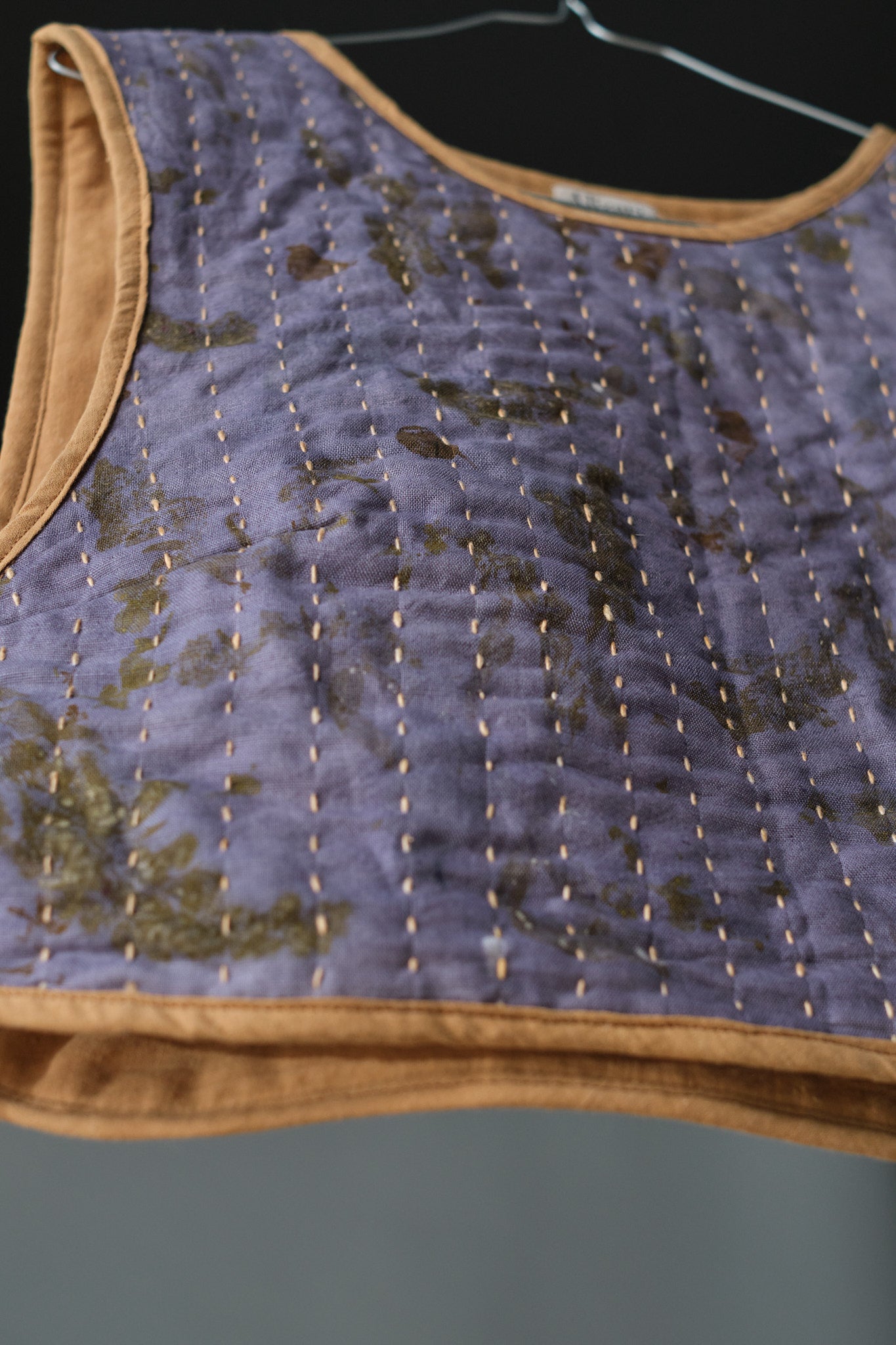 Quilted Vest Logwood