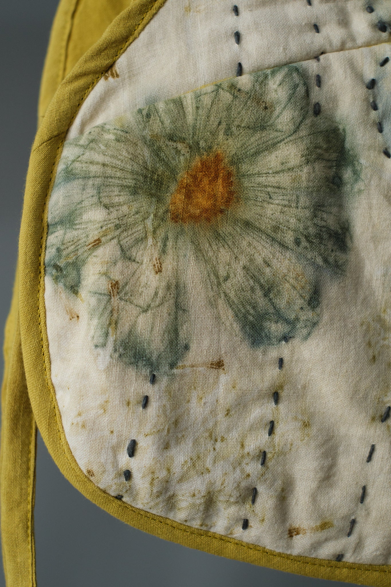 Quilted Vest Hibiscus