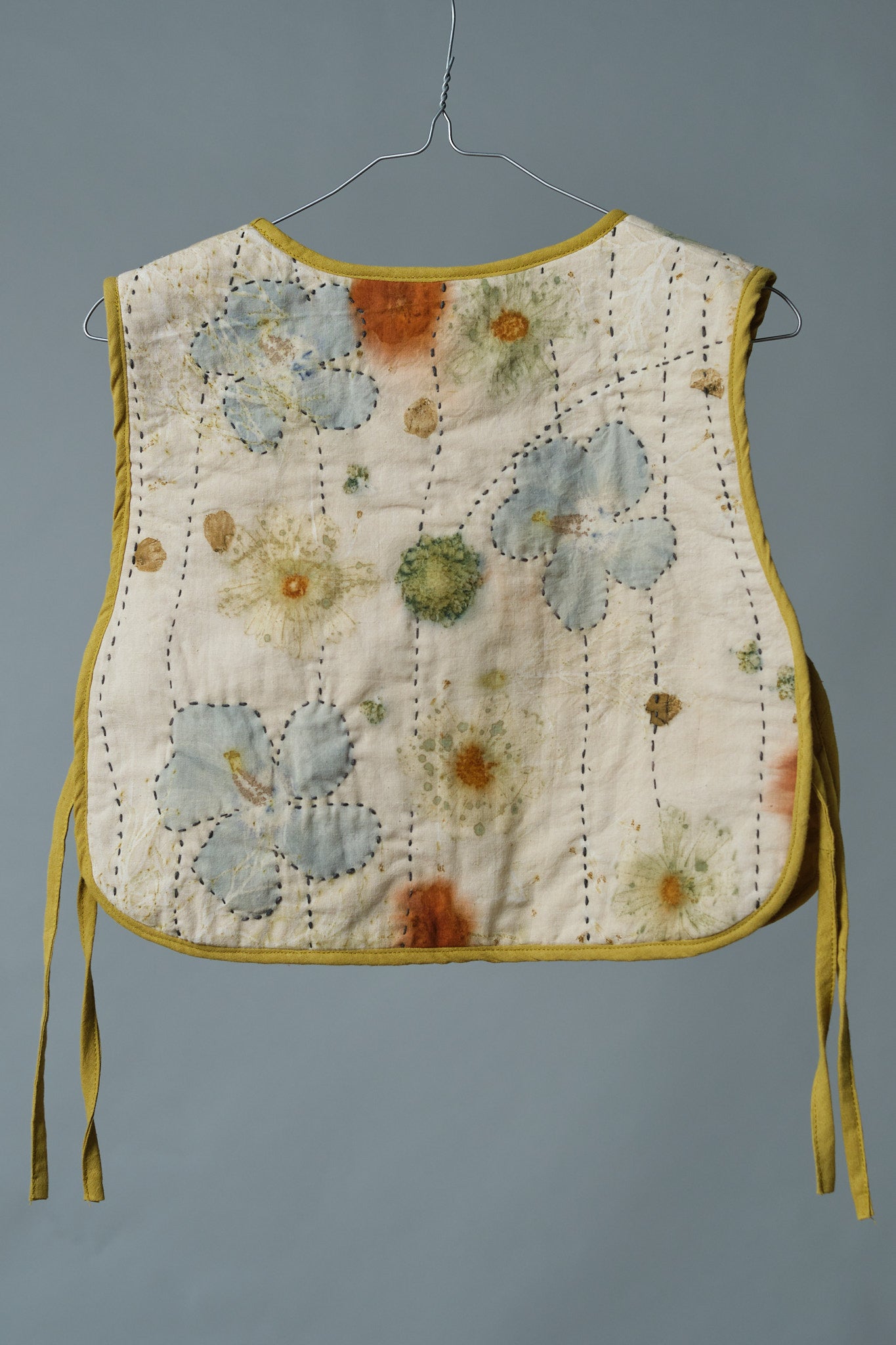 Quilted Vest Hibiscus