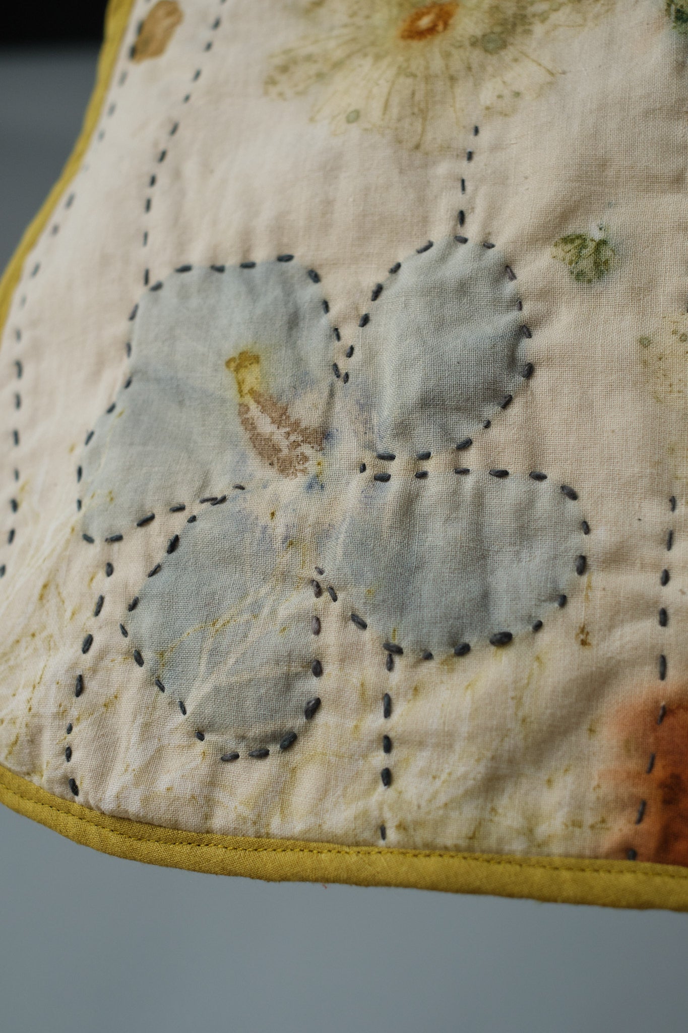 Quilted Vest Hibiscus