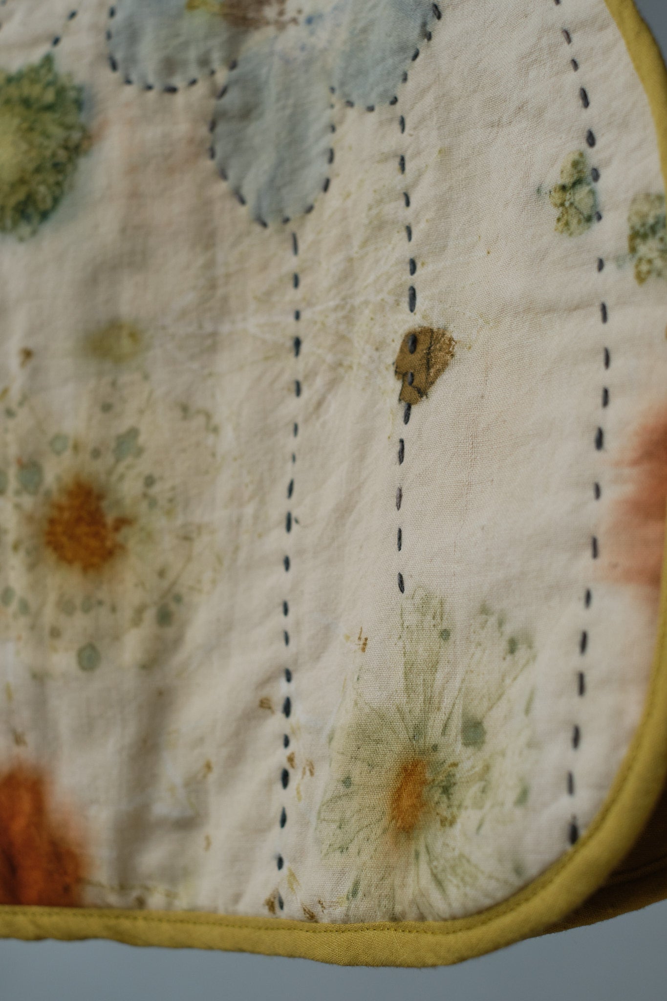 Quilted Vest Hibiscus