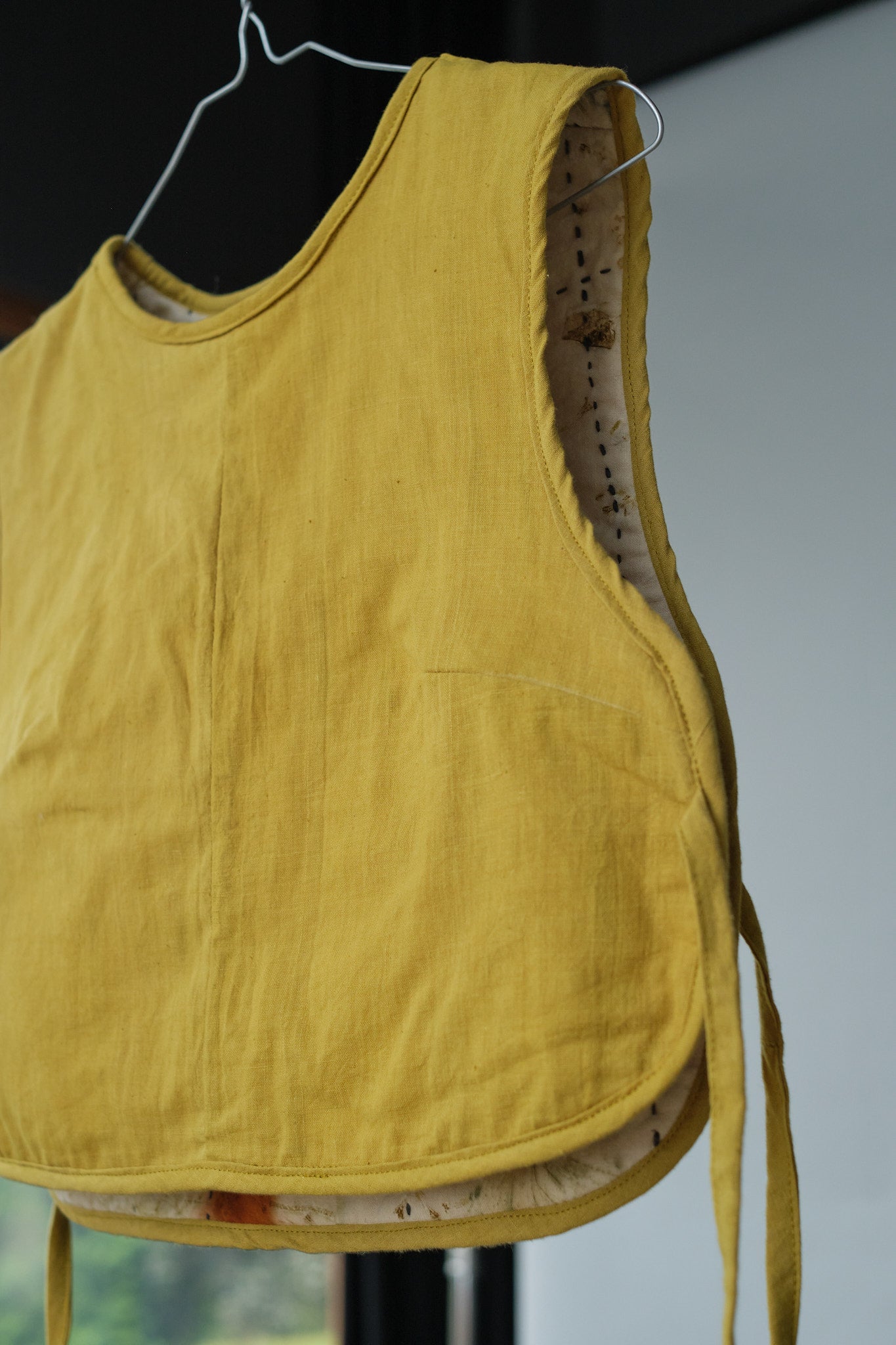 Quilted Vest Hibiscus