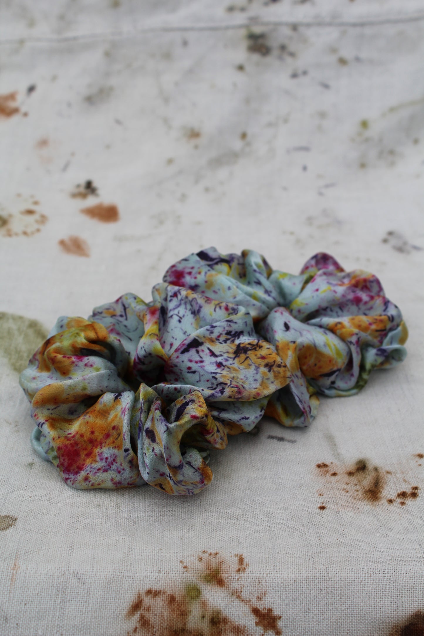 Fresh Indigo Scrunchie