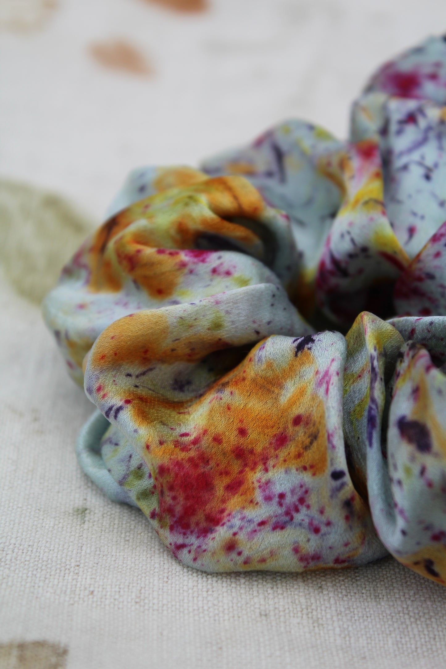 Fresh Indigo Scrunchie