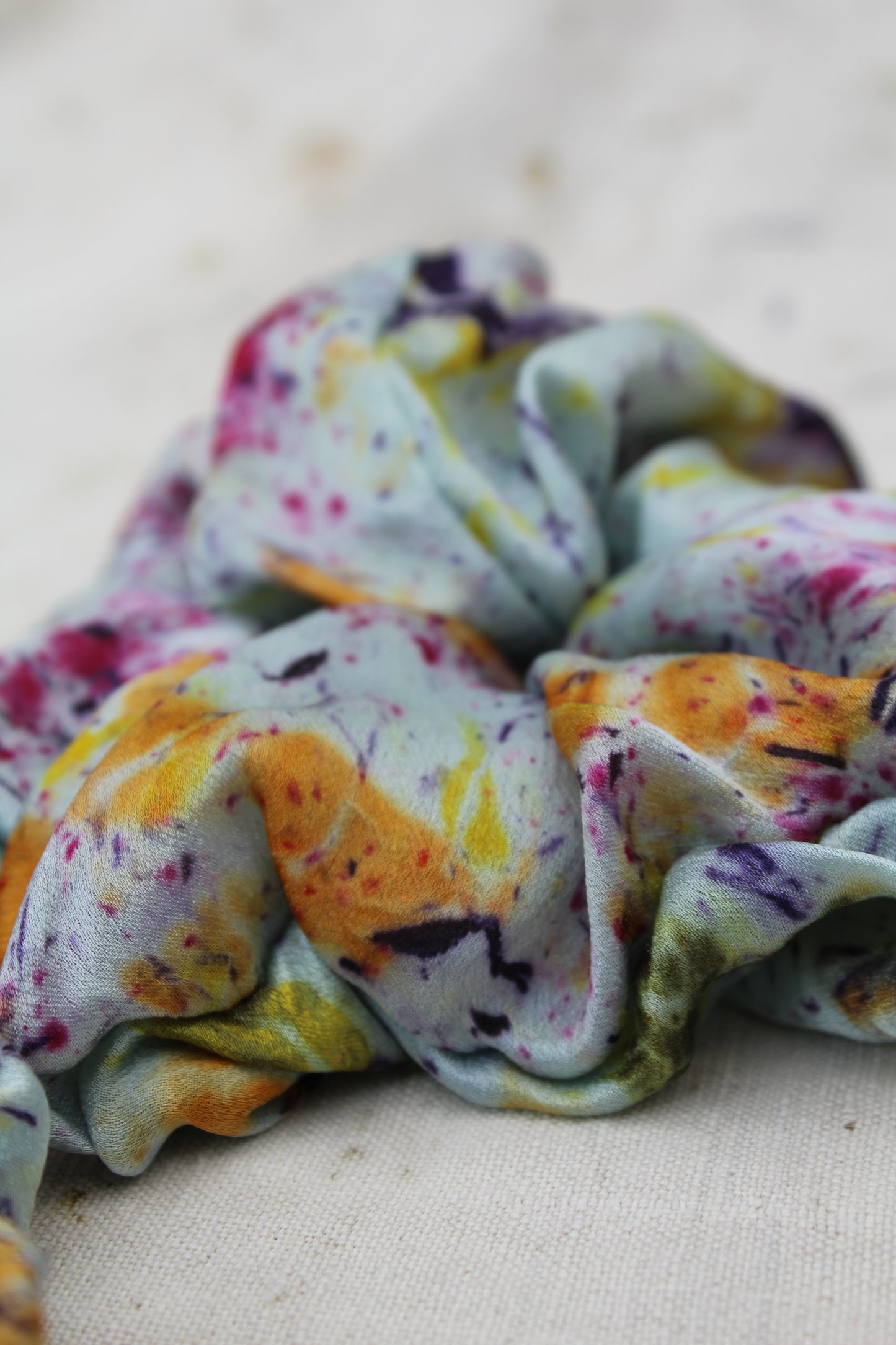 Fresh Indigo Scrunchie