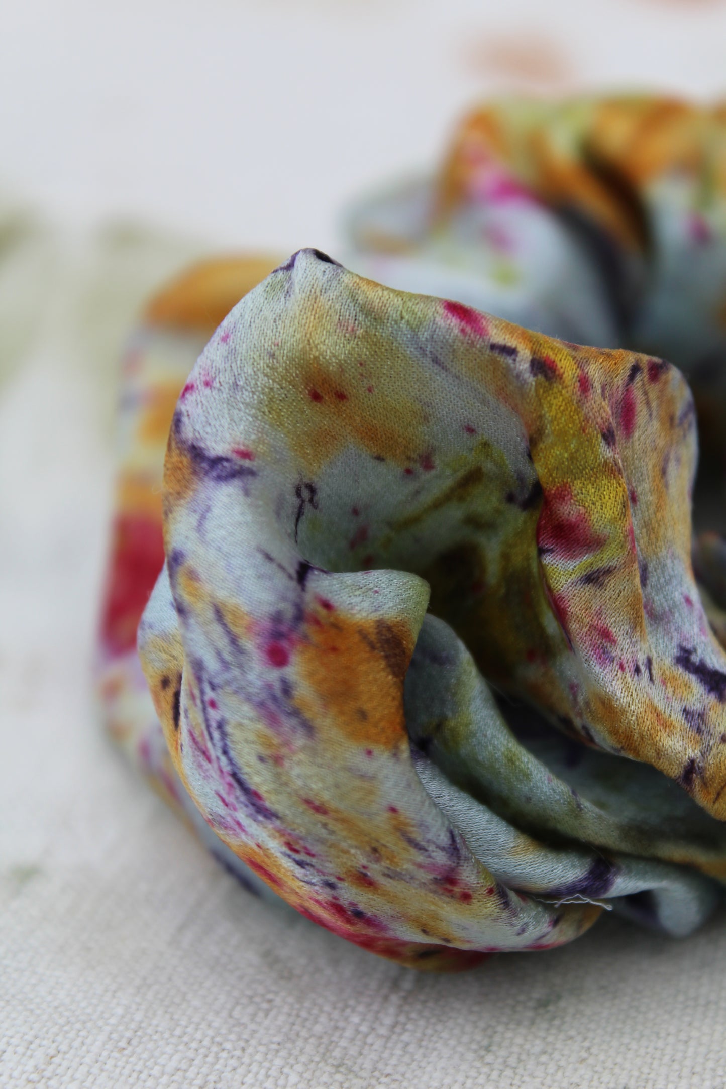 Fresh Indigo Scrunchie