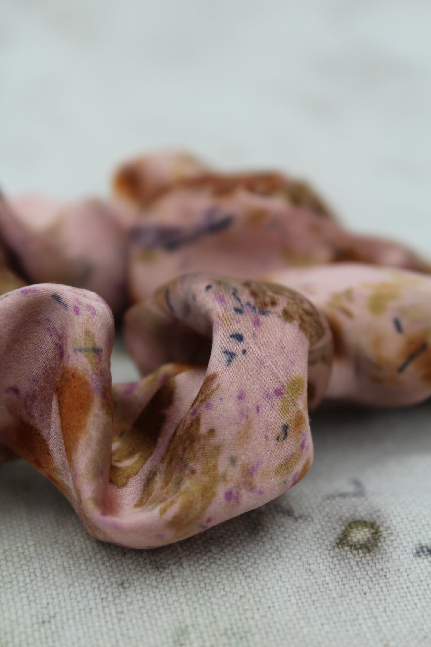 Madder & Onion Silk Scrunchie