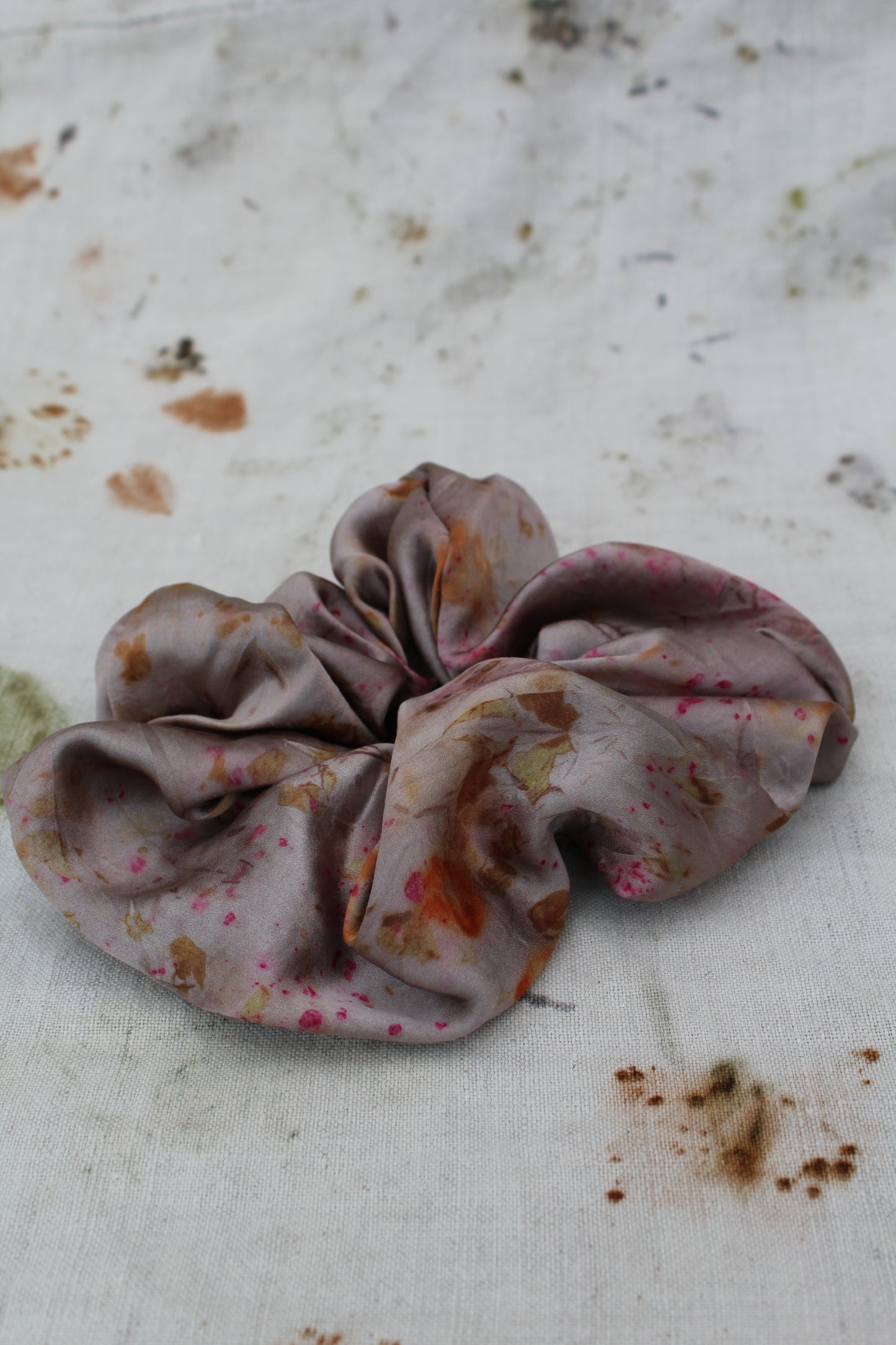 Oak Silk Scrunchie