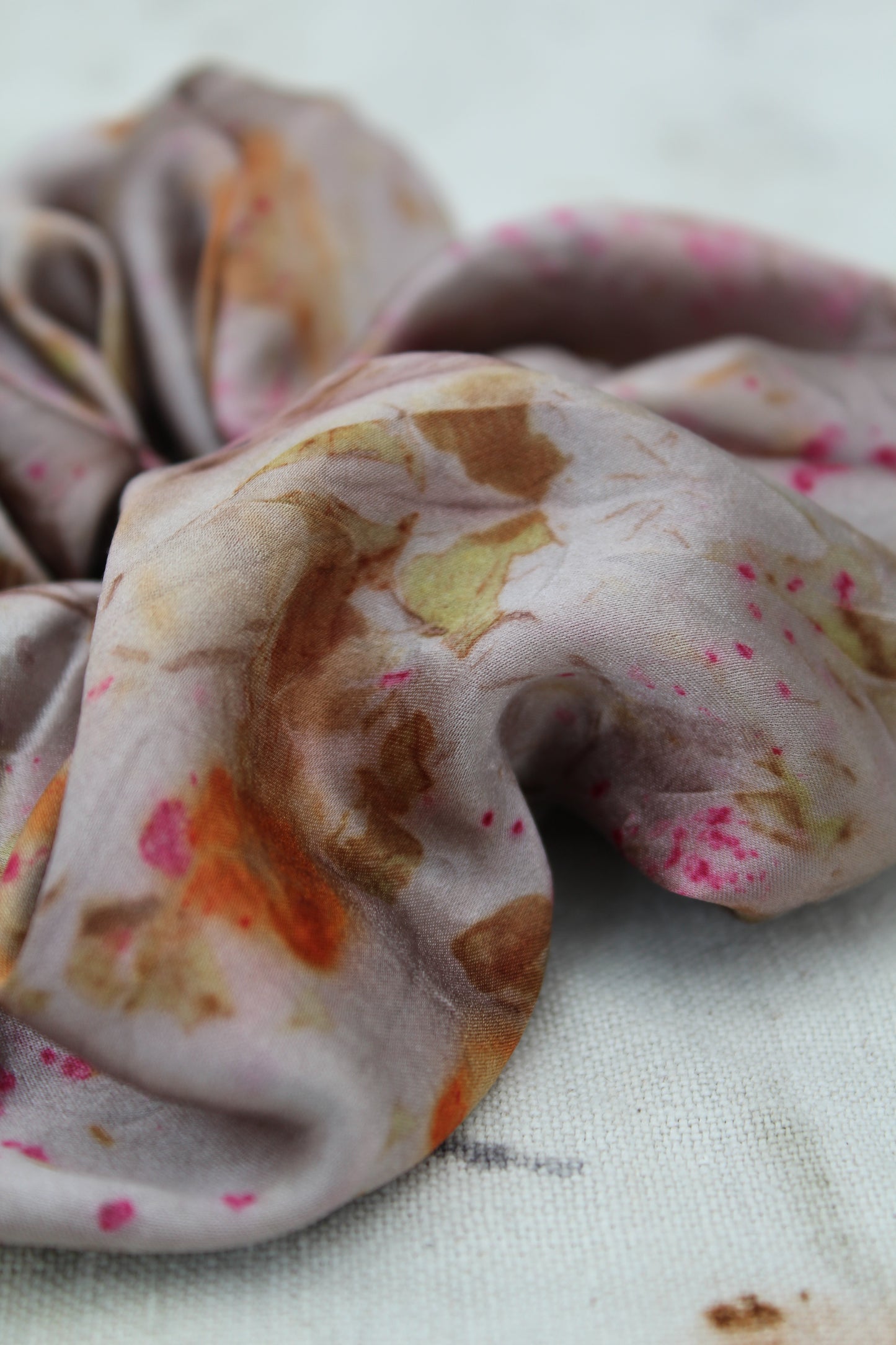 Oak Silk Scrunchie