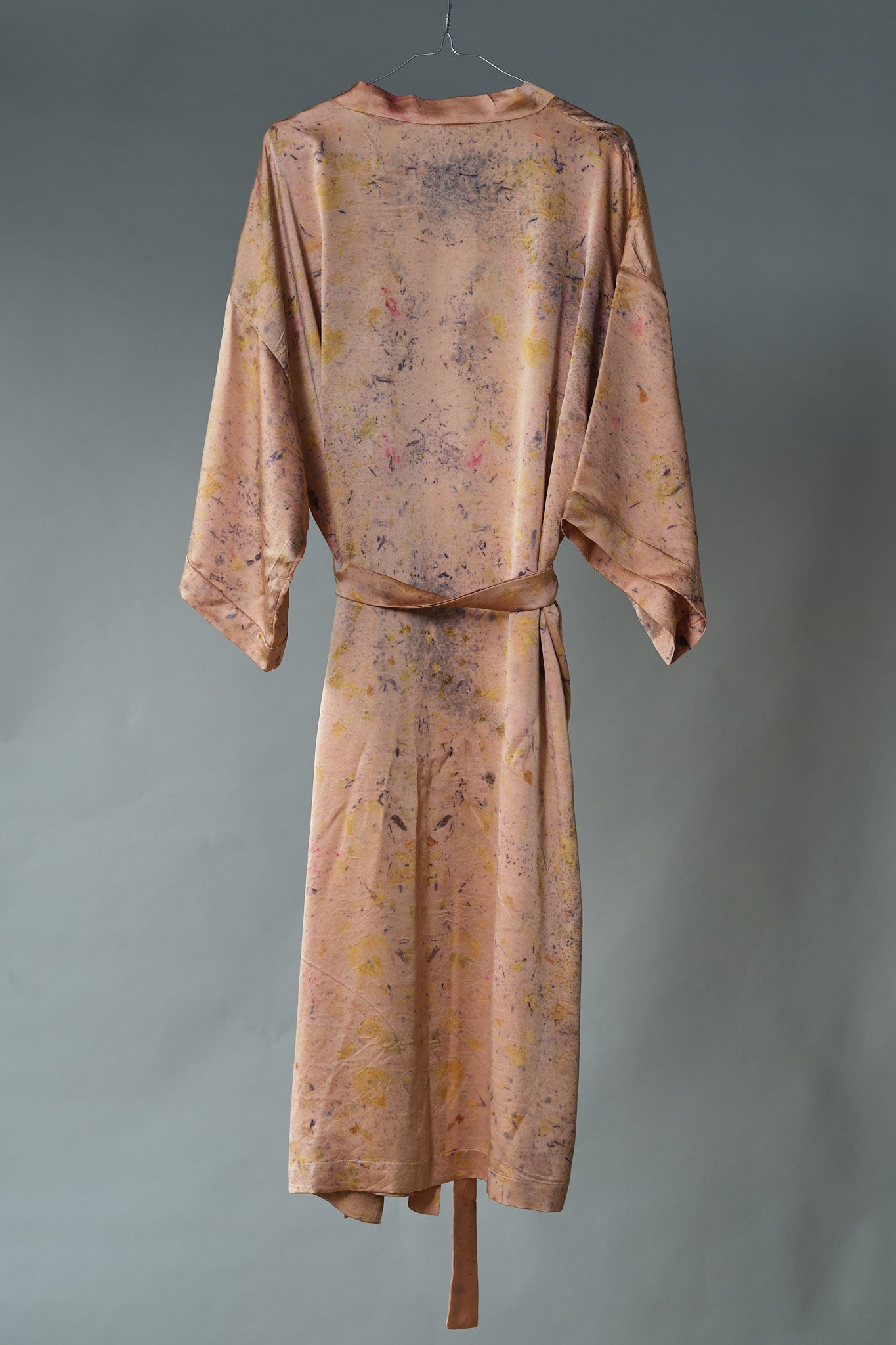Kimono De Seda Aguacate