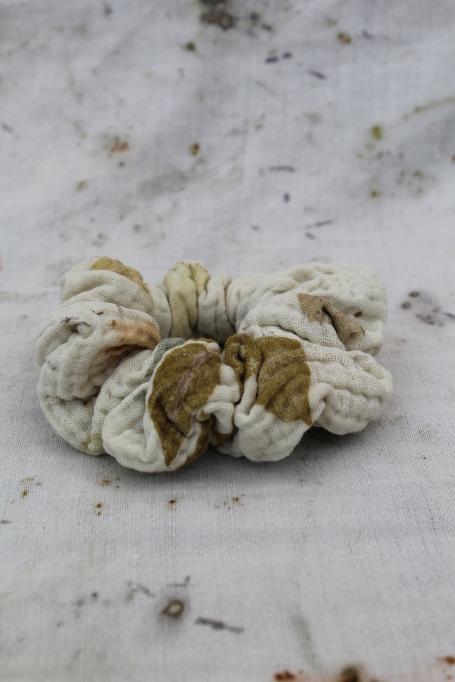 Forest Cotton Scrunchie