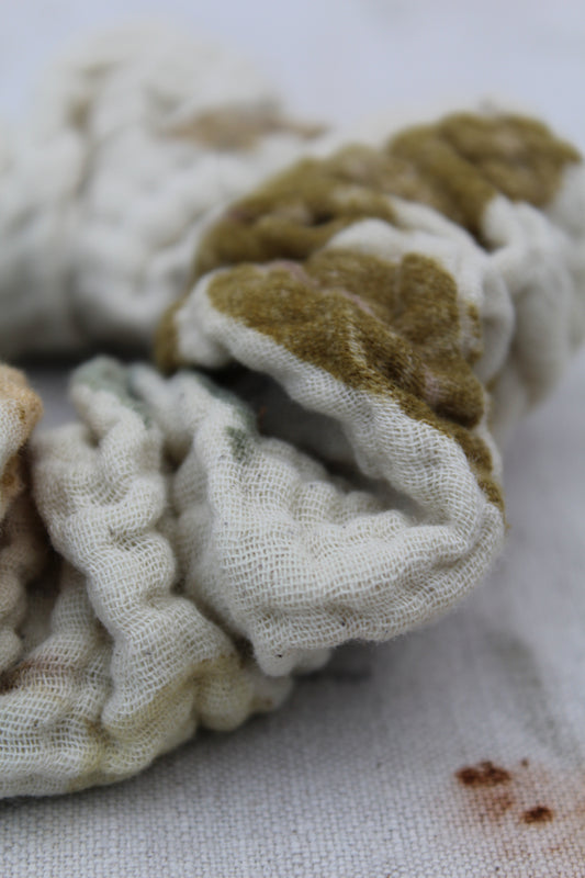Forest Cotton Scrunchie